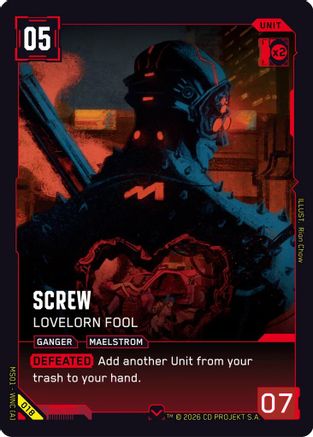 Screw - Lovelorn Fool (018) - Welcome to Night City  Retail