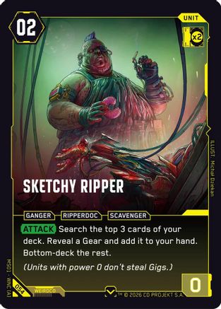 Sketchy Ripper (054) - Welcome to Night City  Retail
