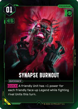 Synapse Burnout (102) - Welcome to Night City  Retail