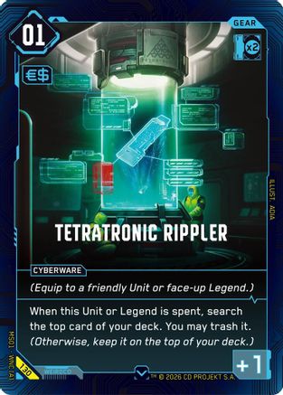 Tetratronic Rippler (130) - Welcome to Night City  Retail