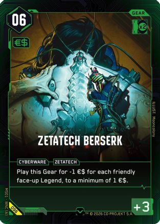 Zetatech Berserk (096) - Welcome to Night City  Retail