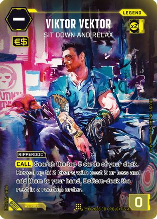 Viktor Vektor - Sit Down and Relax (B002) - Box Toppers  Beta Foil