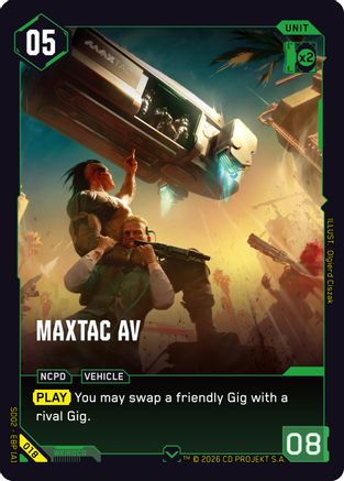 MaxTac AV (018) - Embracing Power  Retail Starter Deck