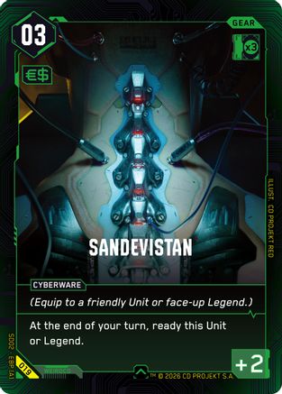 Sandevistan (019) - Embracing Power  Retail Starter Deck