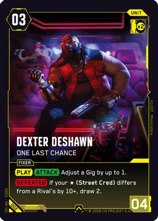 Dexter DeShawn - One Last Chance (002) - The Heist  Retail Starter Deck