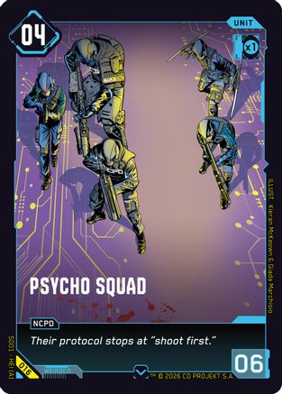 Psycho Squad (016) - The Heist  Retail Starter Deck