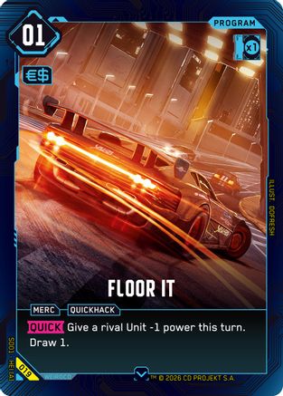 Floor It (019) - The Heist  Retail Starter Deck