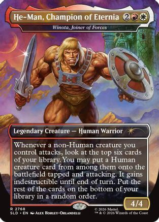 He-Man, Champion of Eternia - Winota, Joiner of Forces (SLD-2768) - Secret Lair Drop Series