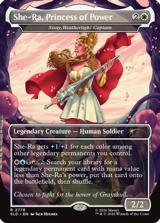 She-Ra, Princess of Power - Sisay, Weatherlight Captain (SLD-2778) - Secret Lair Drop Series Foil