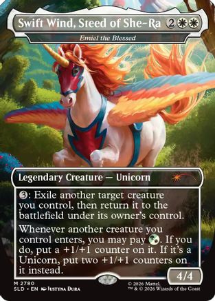 Swift Wind, Steed of She-Ra - Emiel the Blessed (SLD-2780) - Secret Lair Drop Series Foil