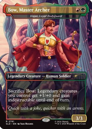Bow, Master Archer - Hajar, Loyal Bodyguard (SLD-2781) - Secret Lair Drop Series