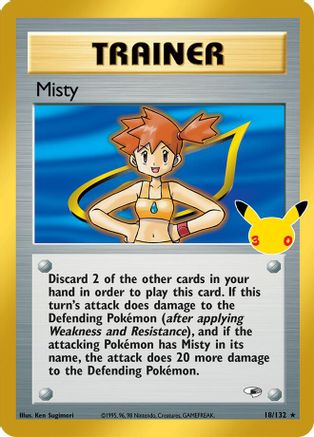 Misty (018/null) - Holofoil ME 30th Celebration Classic Collection - Classic Collection