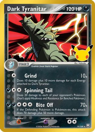 Dark Tyranitar (019/null) - Holofoil ME 30th Celebration Classic Collection - Classic Collection