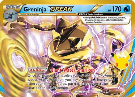 Greninja BREAK (041/null) - Holofoil ME 30th Celebration Classic Collection - Classic Collection