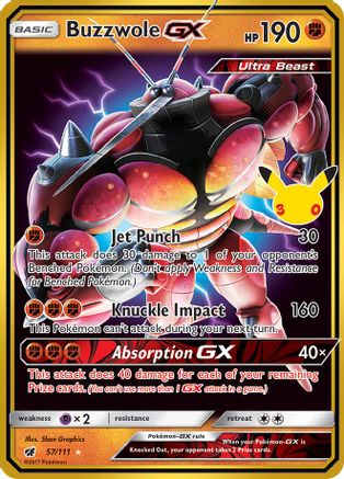 Buzzwole GX (057/null) - Holofoil ME 30th Celebration Classic Collection - Classic Collection