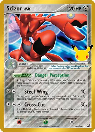Scizor ex (108/null) - Holofoil ME 30th Celebration Classic Collection - Classic Collection