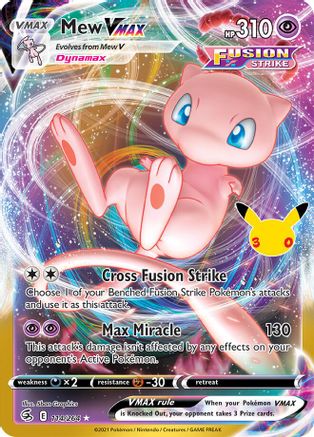 Mew VMAX (114/null) - Holofoil ME 30th Celebration Classic Collection - Classic Collection