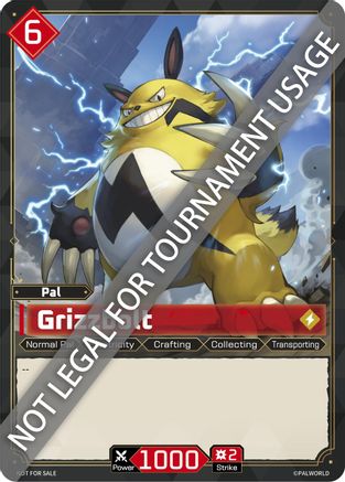 Grizzbolt  - Palworld Prototype Cards