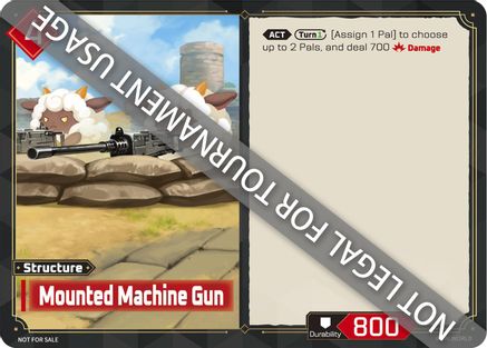 Mounted Machine Gun  - Palworld Prototype Cards