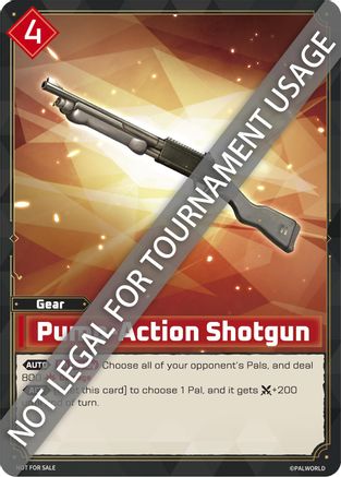 Pump-Action Shotgun  - Palworld Prototype Cards