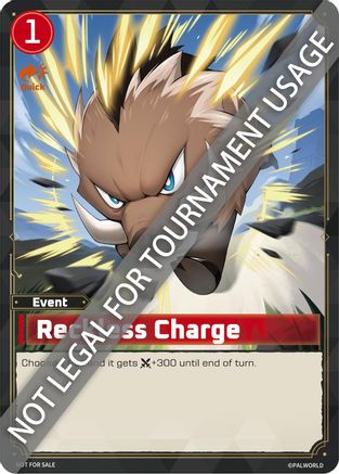 Reckless Charge  - Palworld Prototype Cards