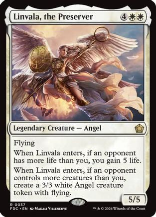 Linvala, the Preserver (FDC-037) - Commander: Foundations