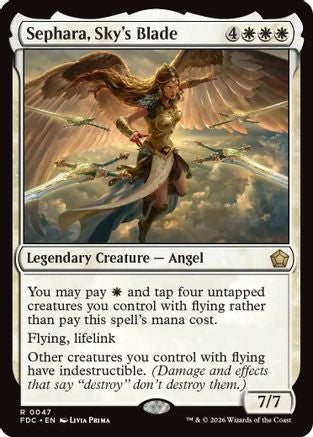 Sephara, Sky's Blade (FDC-047) - Commander: Foundations