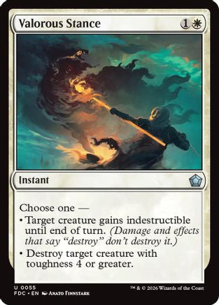 Valorous Stance (FDC-055) - Commander: Foundations