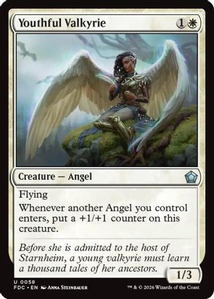 Youthful Valkyrie (FDC-058) - Commander: Foundations