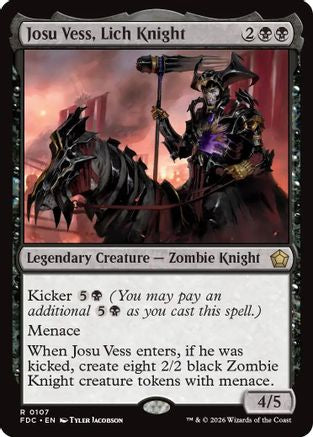 Josu Vess, Lich Knight (FDC-107) - Commander: Foundations