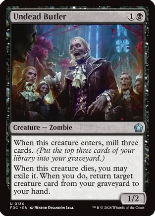 Undead Butler (FDC-130) - Commander: Foundations