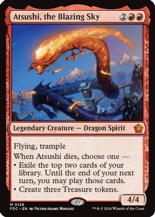 Atsushi, the Blazing Sky (FDC-138) - Commander: Foundations