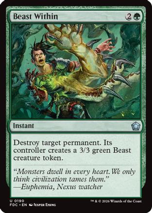 Beast Within (FDC-190) - Commander: Foundations