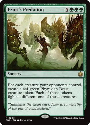 Ezuri's Predation (FDC-203) - Commander: Foundations
