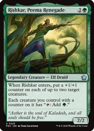 Rishkar, Peema Renegade (FDC-225) - Commander: Foundations