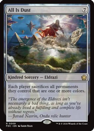 All Is Dust (FDC-009) - Commander: Foundations