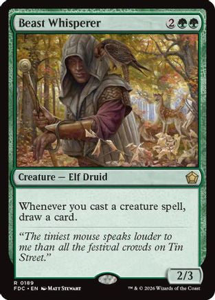 Beast Whisperer (FDC-189) - Commander: Foundations