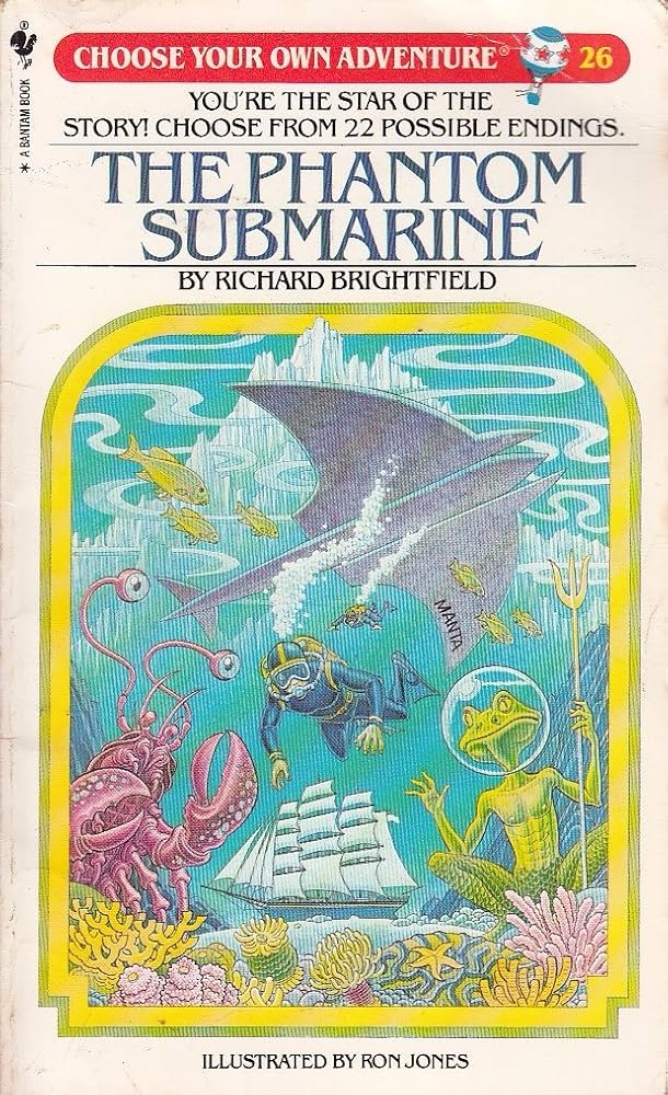 Choose Your Own Adventure Book: The Phantom Submarine