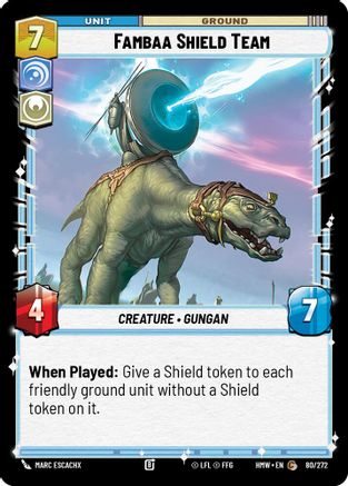 Fambaa Shield Team (80/272) - Homeworlds