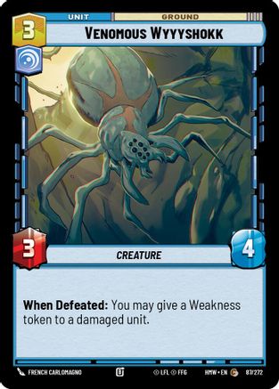 Venomous Wyyyshokk (87/272) - Homeworlds