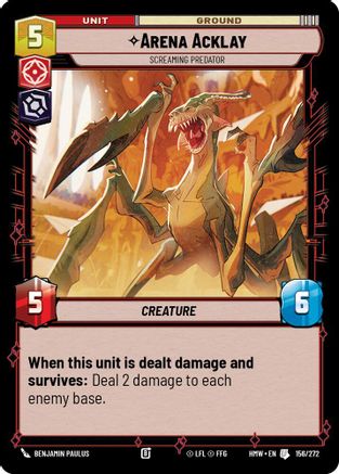 Arena Acklay - Screaming Predator (156/272) - Homeworlds