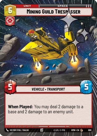 Mining Guild Trespasser (Hyperspace Foil) (696) - Homeworlds Foil