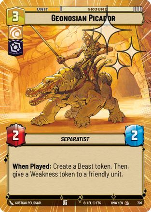 Geonosian Picador (Hyperspace Foil) (709) - Homeworlds Foil
