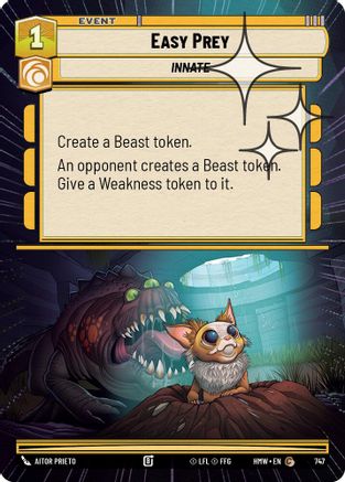 Easy Prey (Hyperspace Foil) (747) - Homeworlds Foil