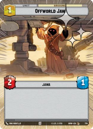Offworld Jawa (Hyperspace Foil) (778) - Homeworlds Foil