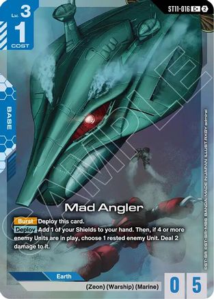 Mad Angler (C+) (ST11-016) - Starter Deck 11 Aquatic Assault Holofoil