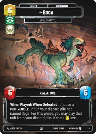 Boga - Loyal Varactyl (8) - Homeworlds Weekly Play Promos