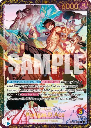 Portgas.D.Ace (Large Scale Extra Grand Battle 2026) (OP13-002) - One Piece Promotion Cards Foil