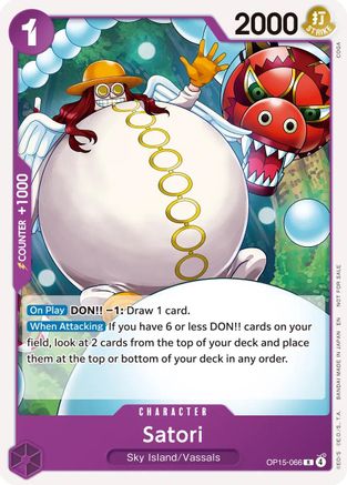 Satori (Tournament Pack 2026 Vol. 4) (OP15-066) - One Piece Promotion Cards
