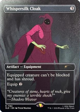 Whispersilk Cloak (7182) (SLD-7182) - Secret Lair Drop Series